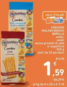 Spazio Conad Cracker MULINO BIANCO BARILLA offerta