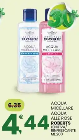 Eurospar Acqua micellare acqua alle rose roberts lenitiva rinfrescante offerta