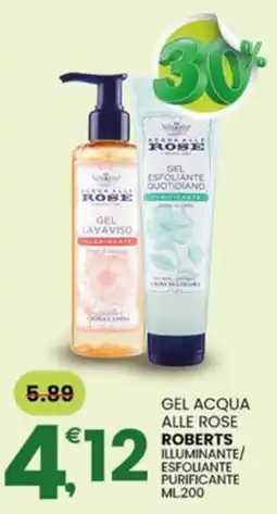 Eurospar Gel acqua alle rose roberts illuminante/ esfoliante purificante offerta