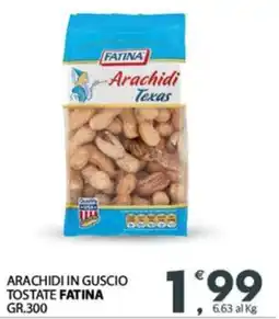 Eurospar Arachidi in guscio tostate FATINA offerta