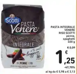Spazio Conad Pasta integrale venere RISO SCOTTI offerta