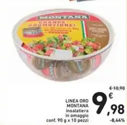 Spazio Conad Linea Oro Montana insalatiera in omaggio offerta
