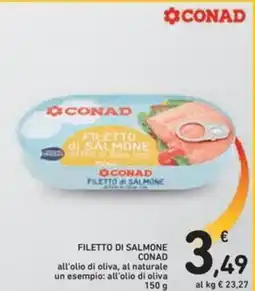 Spazio Conad FILETTO DI SALMONE CONAD offerta