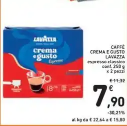 Spazio Conad Caffè crema e gusto LAVAZZA offerta