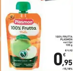 Spazio Conad 100% FRUTTA PLASMON vari tipi offerta