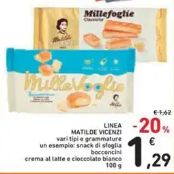 Spazio Conad LINEA MATILDE VICENZI offerta