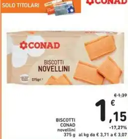 Spazio Conad BISCOTTI CONAD novellini offerta
