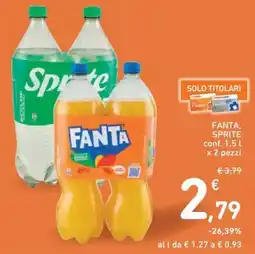 Spazio Conad FANTA, SPRITE conf. pezzi offerta