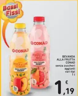 Spazio Conad Bevanda alla frutta CONAD senza zuccheri aggiunti vari tipi offerta
