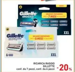 Spazio Conad Ricarica rasoio GILLETTE offerta