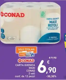 Spazio Conad Carta igienica maxi CONAD offerta