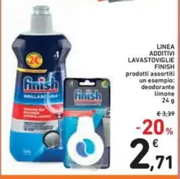 Spazio Conad Linea additivi lavastoviglie FINISH offerta