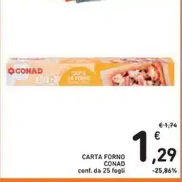 Spazio Conad Carta forno CONAD offerta