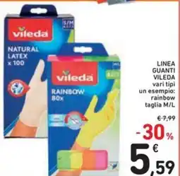 Spazio Conad Linea guanti VILEDA offerta