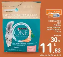 Spazio Conad Croccantini ONE PURINA offerta