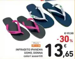 Spazio Conad Infradito ipanema uomo, donna offerta
