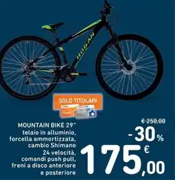 Spazio Conad Mountain bike 29" offerta