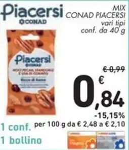 Spazio Conad Mix conad PIACERSI offerta