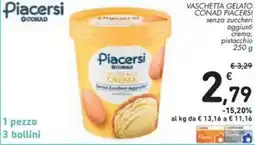 Spazio Conad Vaschetta gelato CONAD PIACERSI offerta