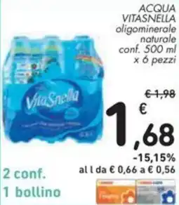 Spazio Conad Acqua VITASNELLA offerta
