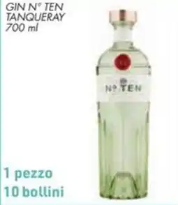 Spazio Conad Gin N° ten tanqueray offerta