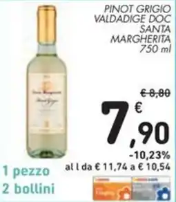 Spazio Conad Pinot grigio valdadige doc SANTA MARGHERITA offerta