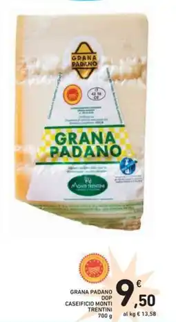 Spazio Conad Grana padano caseificio monti trentini offerta