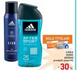 Spazio Conad Linea uomo ADIDAS offerta