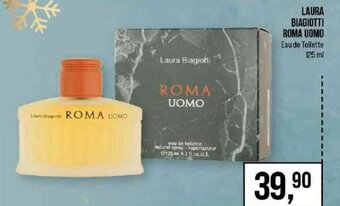Lillapois Laura Biagiotti Roma Uomo 125ml offerta
