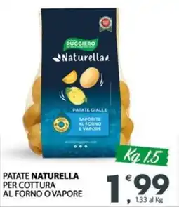 Eurospar Patate naturella per cottura al forno o vapore offerta