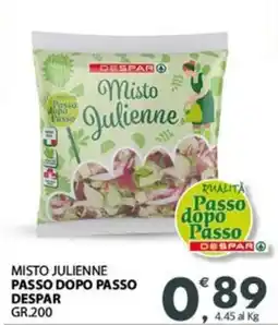 Eurospar Misto julienne PASSO DOPO PASSO DESPAR offerta