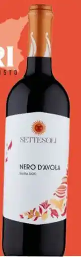 Eurospar Vino settesoli nero d'avola offerta