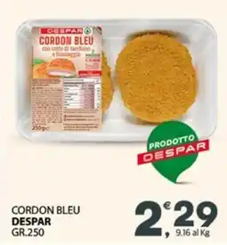 Eurospar Cordon bleu DESPAR offerta