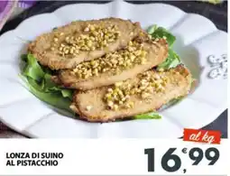 Eurospar Lonza di suino al pistacchio offerta