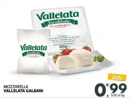Eurospar Mozzarella vallelata GALBANI offerta