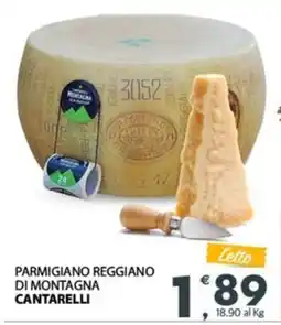 Eurospar Parmigiano reggiano di montagna CANTARELLI offerta
