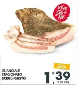 Eurospar Guanciale stagionato scegli gusto offerta