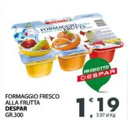 Eurospar Formaggio fresco alla frutta DESPAR offerta