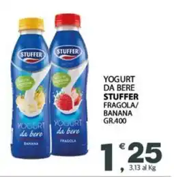Eurospar Yogurt da bere stuffer fragola/ banana offerta