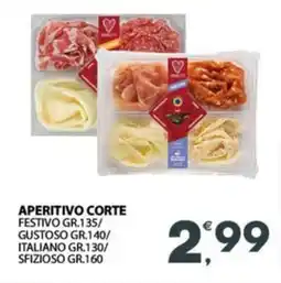 Eurospar Aperitivo corte festivo offerta