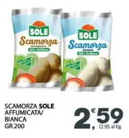 Eurospar Scamorza sole affumicata/ bianca offerta