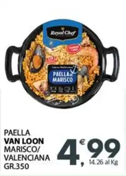 Eurospar Paella van loon marisco/ valenciana offerta
