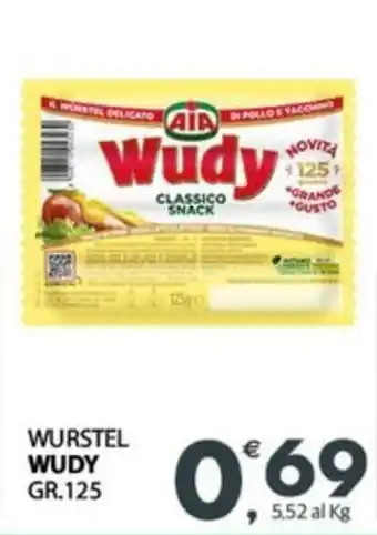 Eurospar Wurstel wudy offerta