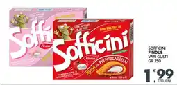 Eurospar Sofficini findus vari gusti offerta