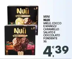 Eurospar Mini nuii miele, cocco e mango/ caramello salato e cioccolato fondente offerta