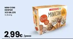 Eurospar Mini coni DESPAR offerta