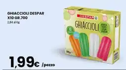 Eurospar Ghiaccioli DESPAR offerta