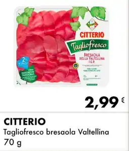 Iper Tosano CITTERIO Tagliofresco bresaola Valtellina offerta
