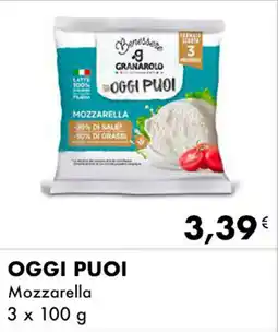 Iper Tosano OGGI PUOI Mozzarella offerta