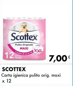 Iper Tosano SCOTTEX Carta igienica pulito orig. maxi offerta
